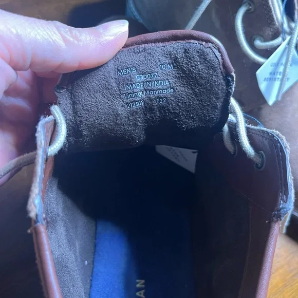 Cole Haan Tan Brown Suede Chukka Boots - Picture 7 of 7